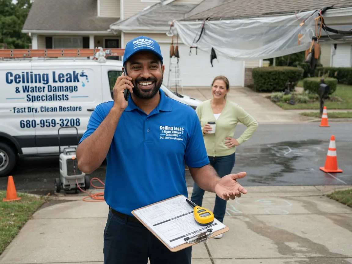 Ceiling Leak Cleanup Fort Totten, ND FAQs